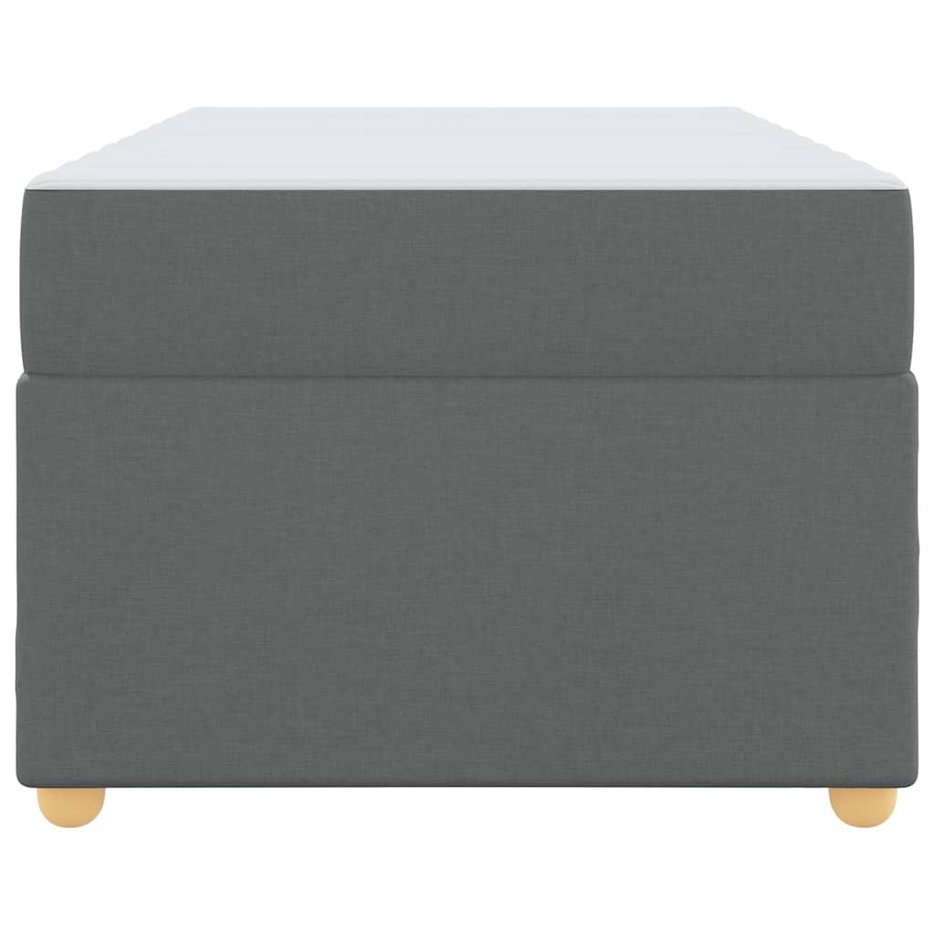 8721288274199_wbg-fr_en_hd_4 vidaXL Bed Frame with Mattress Dark grey 90 x 190 cm Fabric - Image 7