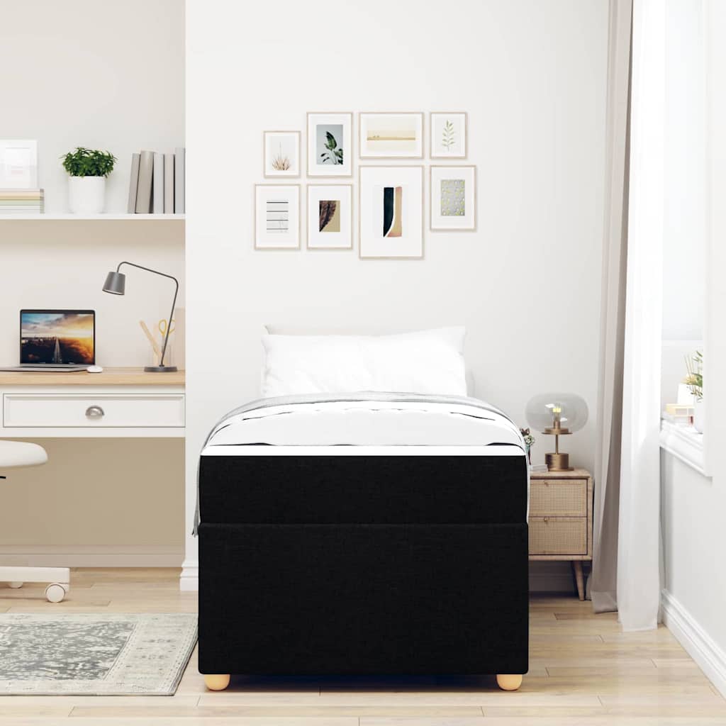 8721288274205_mo-im_en_hd_2 vidaXL Bed Frame with Mattress Black 90 x 190 cm Fabric - Image 5