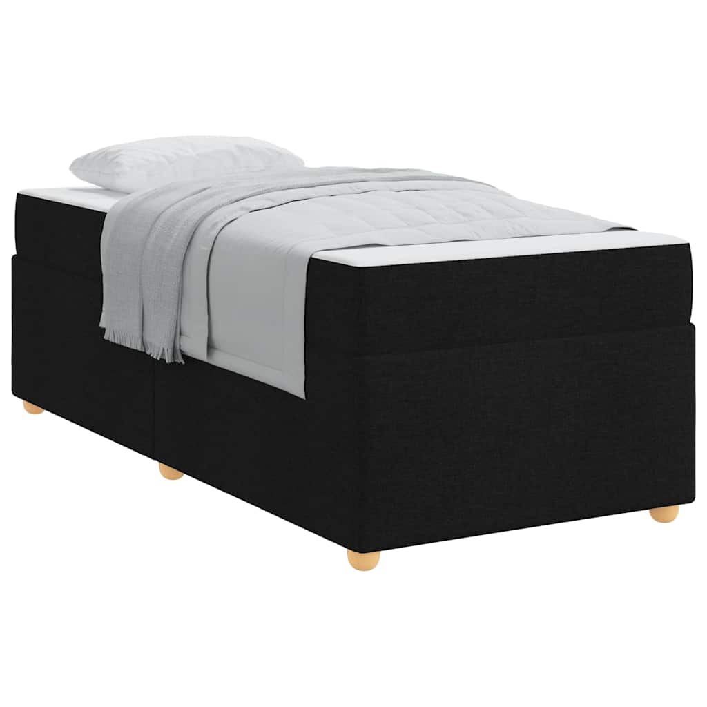 8721288274205_wbg-mo_en_hd_1 vidaXL Bed Frame with Mattress Black 90 x 190 cm Fabric - Image 3