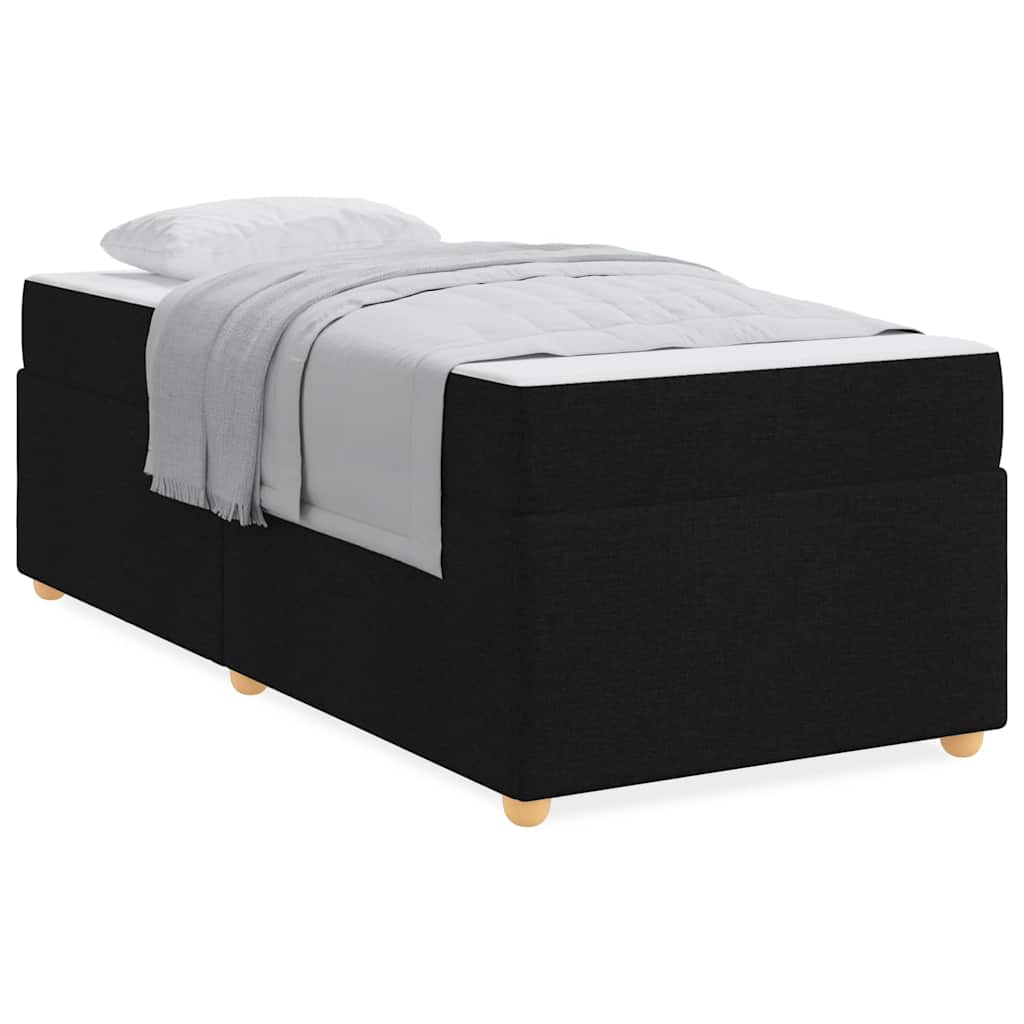8721288274205_wbg-wa_en_hd_1 vidaXL Bed Frame with Mattress Black 90 x 190 cm Fabric - Image 4