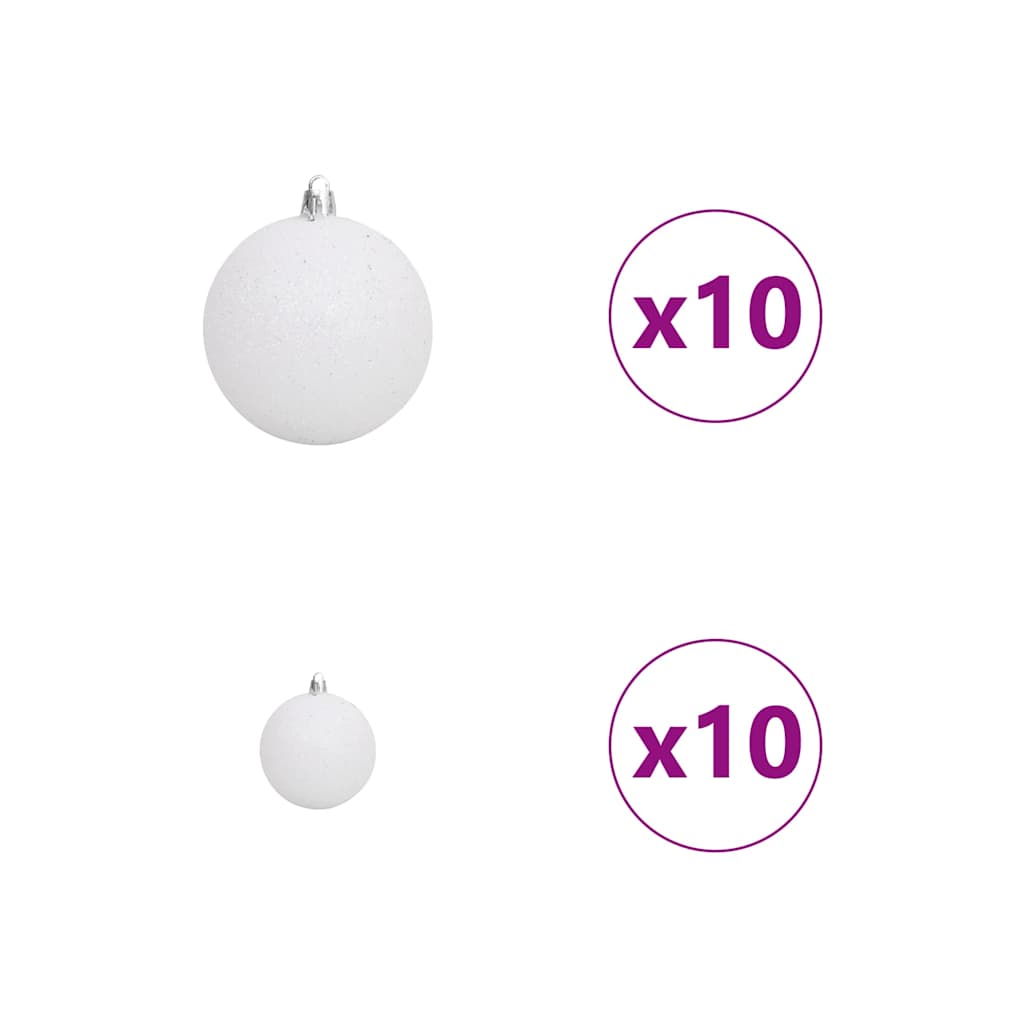 8721288280350_wbg-fr_en_hd_11 vidaXL Artificial Pre-lit Christmas Tree Pink 180 cm PVC - Image 12
