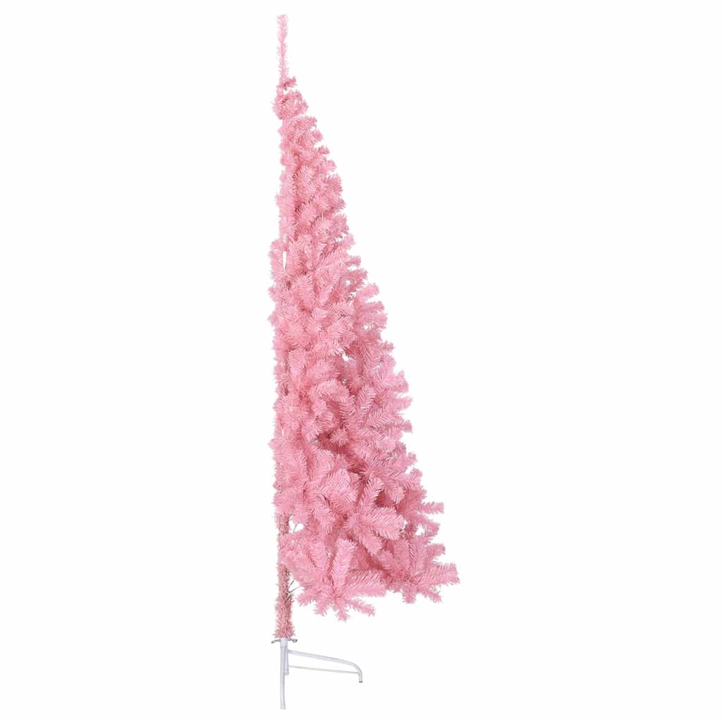 8721288280589_wbg-si_en_hd_5 vidaXL Artificial Pre-lit Christmas Tree Pink 240 cm PVC - Image 6