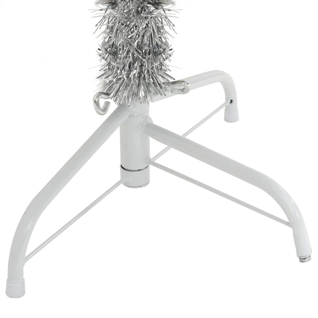 8721288281494_detail_en_hd_3 vidaXL Artificial Pre-lit Christmas Tree Silver 150 cm PET - Image 9