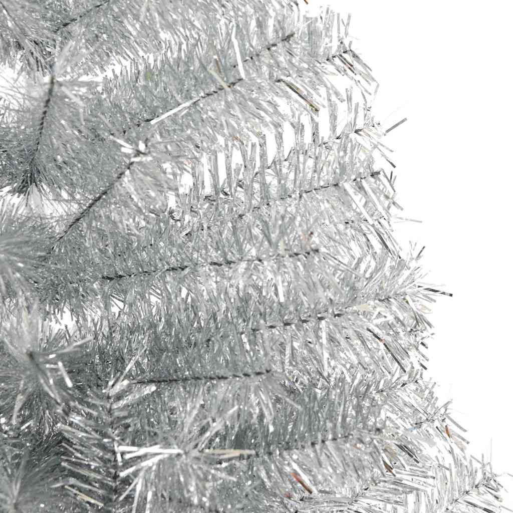 8721288281883_detail_en_hd_2 vidaXL Artificial Pre-lit Christmas Tree Silver 240 cm PET - Image 8