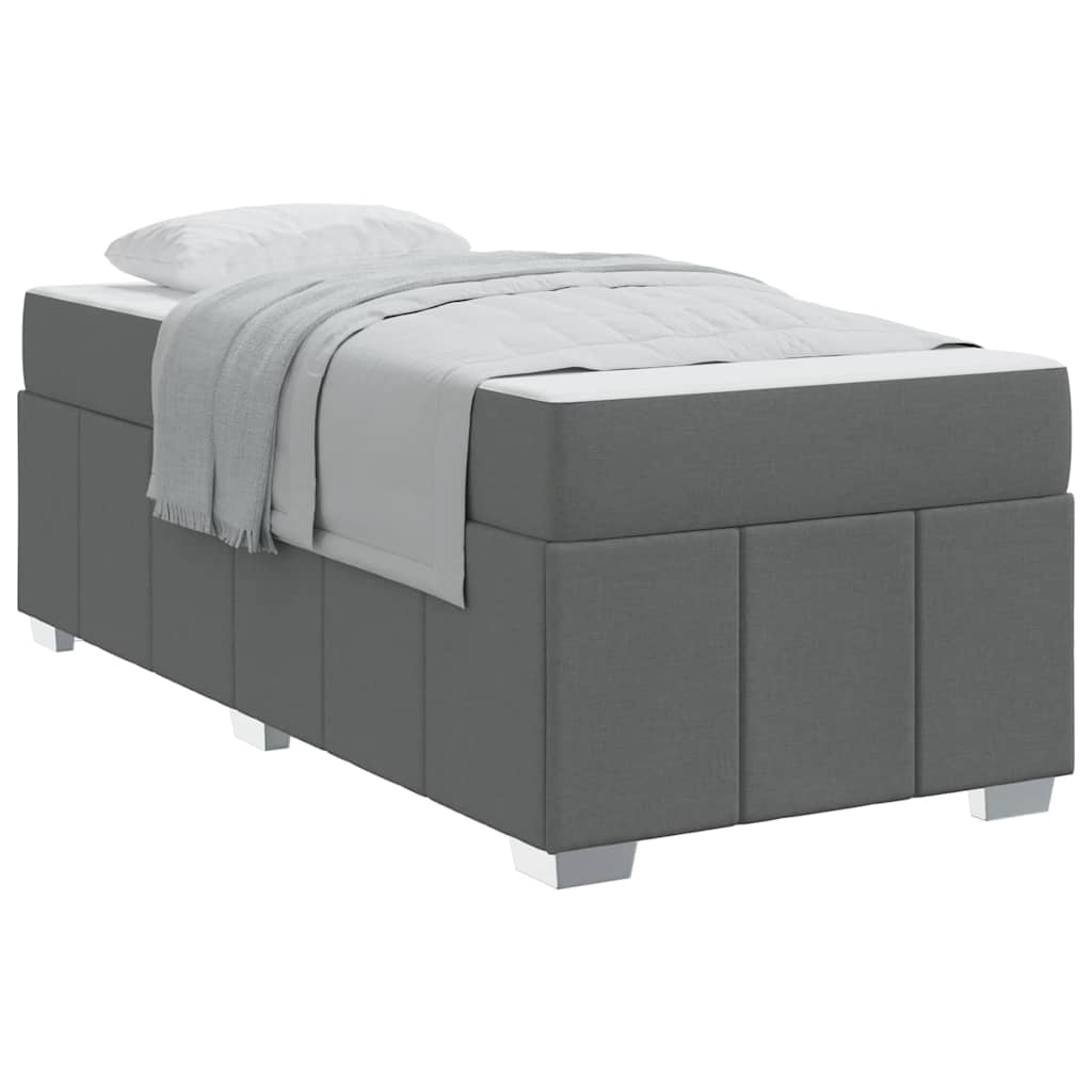 8721288293497_wbg-mo_en_hd_1 vidaXL Bed Frame with Mattress Dark grey 90 x 190 cm Fabric - Image 3