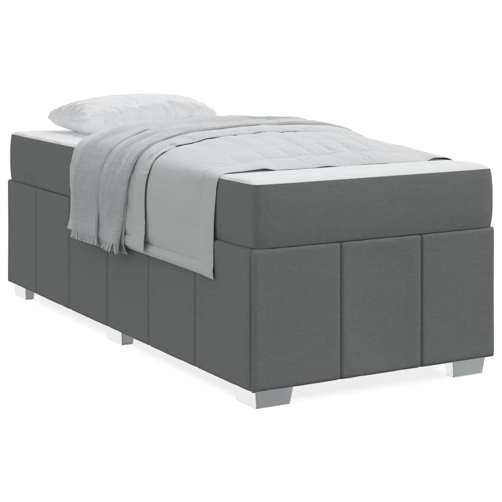 8721288293497_wbg-wa_en_hd_1 vidaXL Bed Frame with Mattress Dark grey 90 x 190 cm Fabric - Image 4