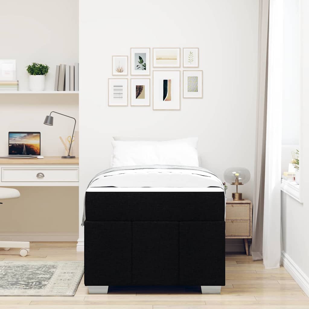 8721288293503_mo-im_en_hd_2 vidaXL Bed Frame with Mattress Black 90 x 190 cm Fabric - Image 5