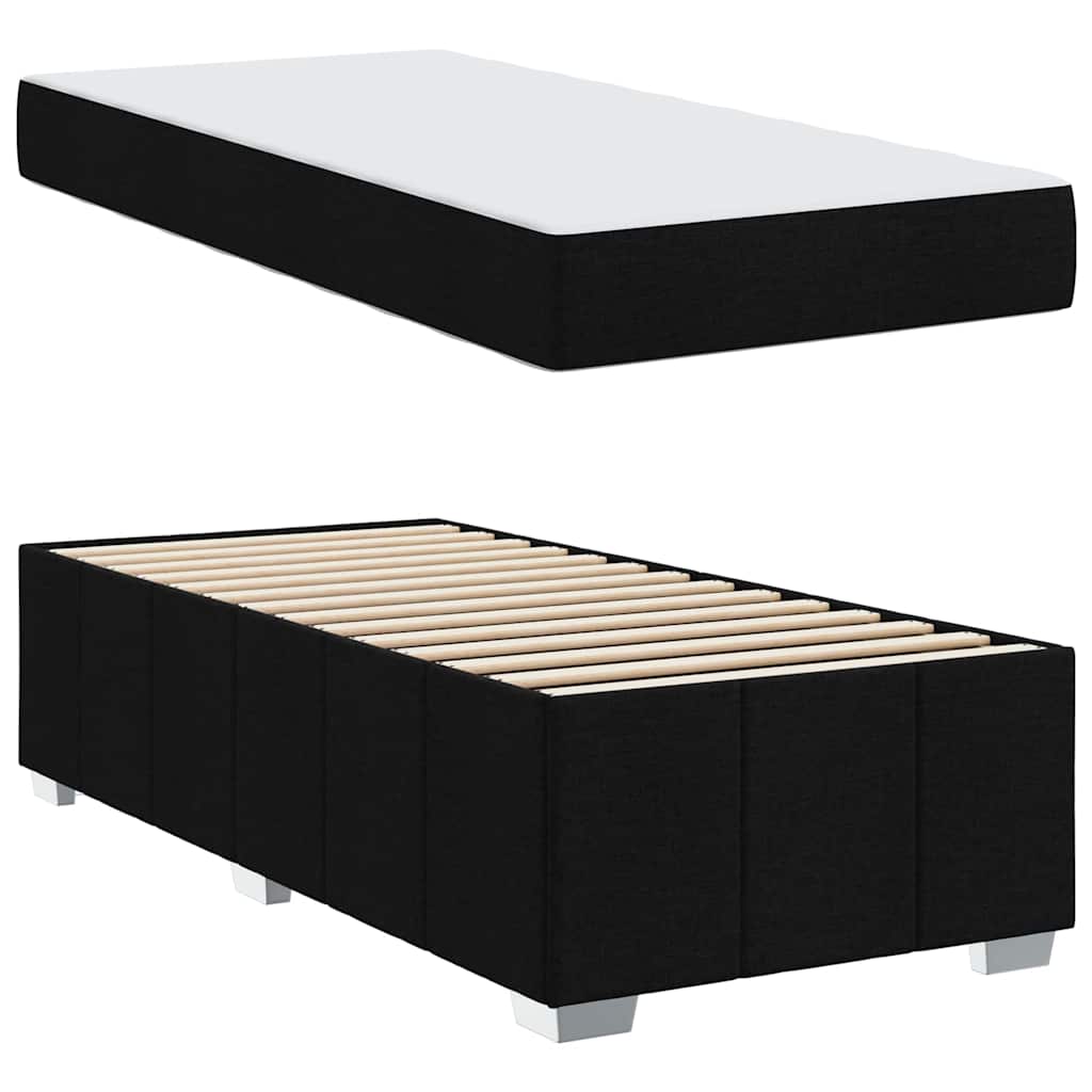 8721288293503_wbg-an_en_hd_2 vidaXL Bed Frame with Mattress Black 90 x 190 cm Fabric - Image 6