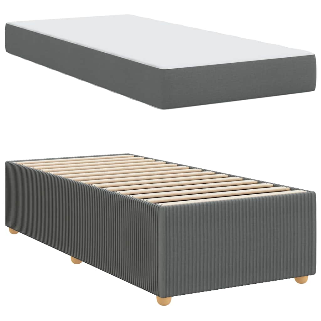 8721288294258_wbg-an_en_hd_2 vidaXL Bed Frame with Mattress Dark grey 90 x 190 cm Fabric - Image 6