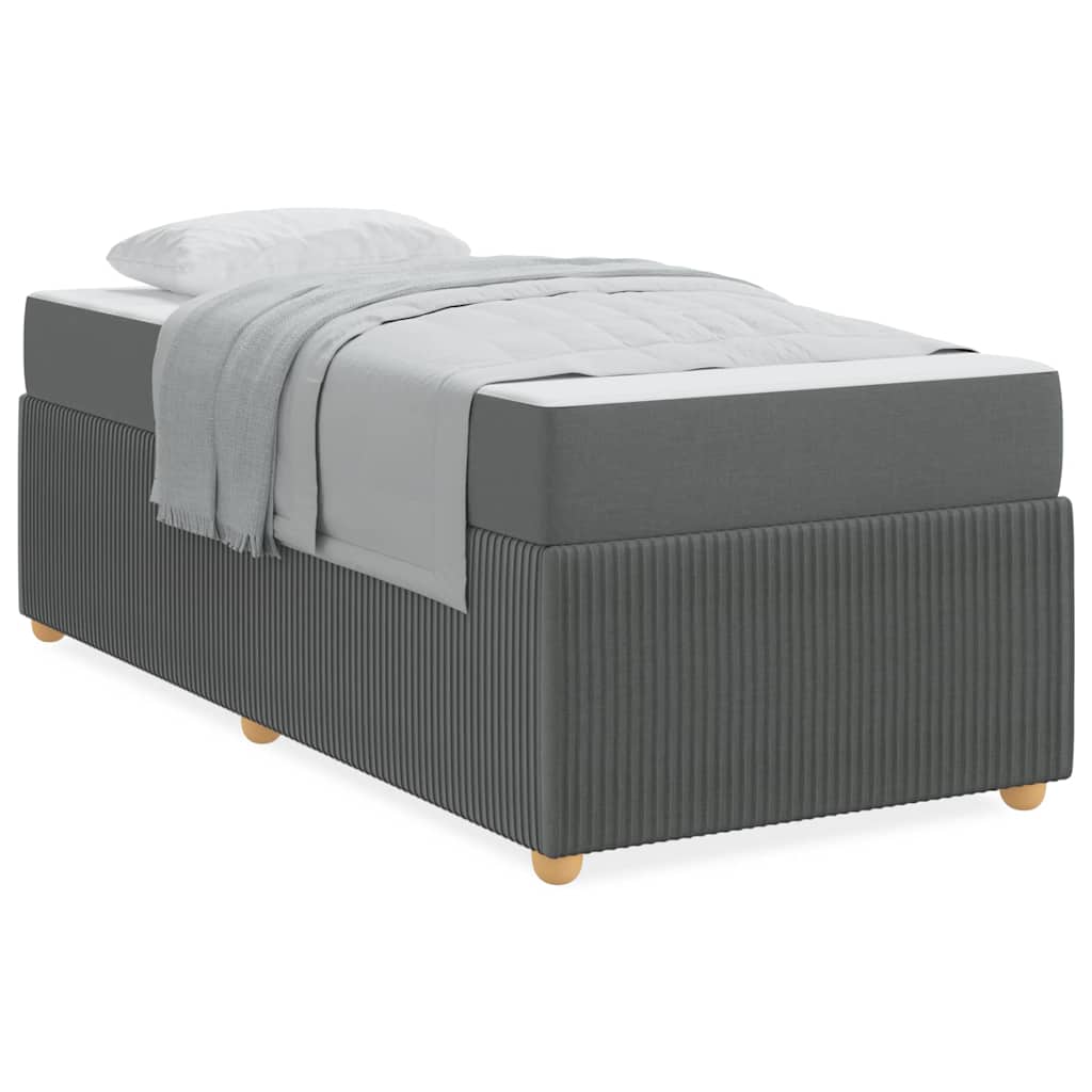 8721288294258_wbg-wa_en_hd_1 vidaXL Bed Frame with Mattress Dark grey 90 x 190 cm Fabric - Image 4