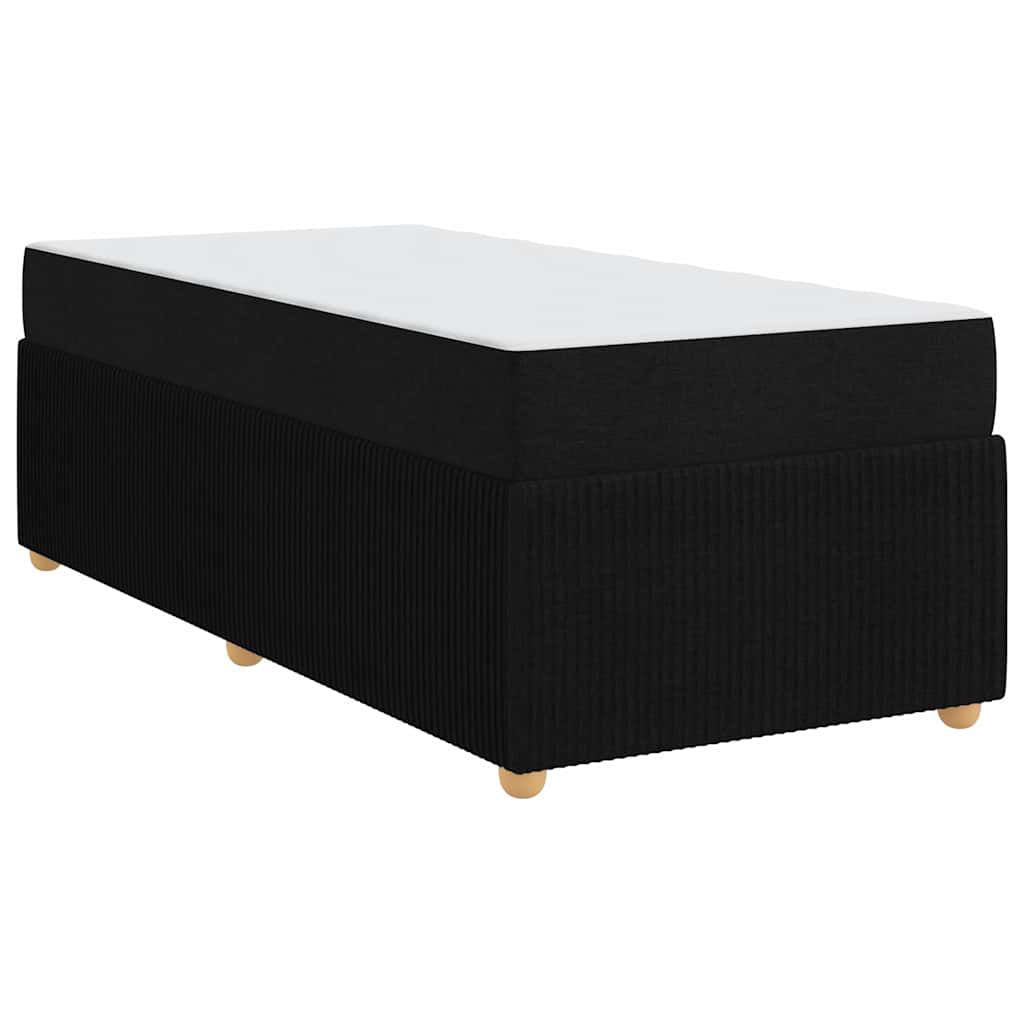 8721288294265_wbg-an-m_en_hd_1 vidaXL Bed Frame with Mattress with Mattress Black 90 x 190 cm Fabric - Image 2