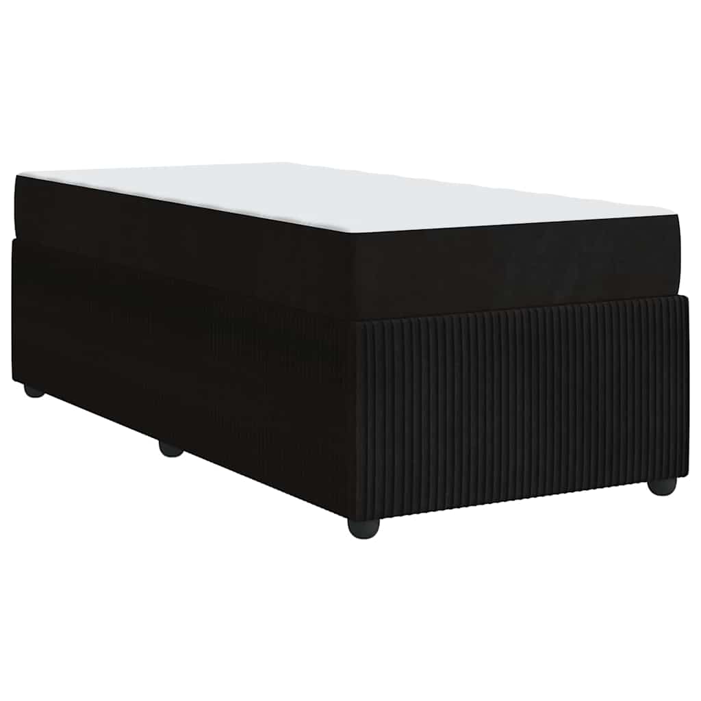 8721288294333_wbg-ba_en_hd_3 vidaXL Bed Frame with Mattress with Mattress Black 90 x 190 cm Velvet - Image 9