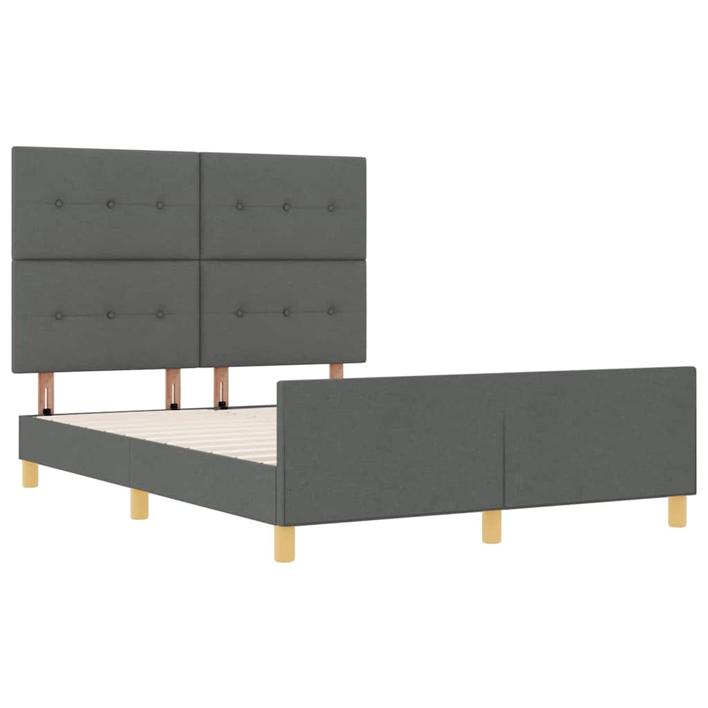 8721288341518_wbg-an_en_hd_2 vidaXL Bed Frame Grey 135 x 190 cm Fabric - Image 6