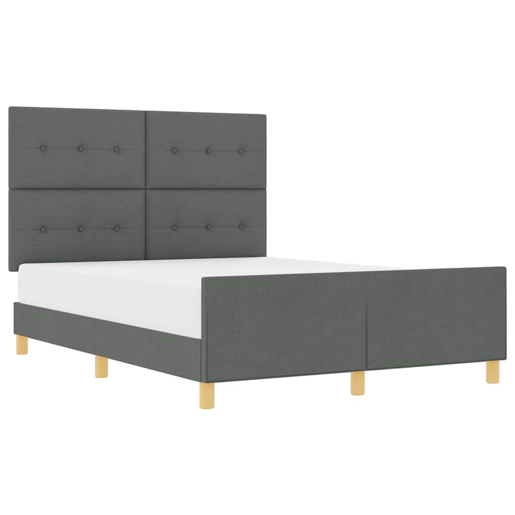 8721288341518_wbg-mo_en_hd_1 vidaXL Bed Frame Grey 135 x 190 cm Fabric - Image 3