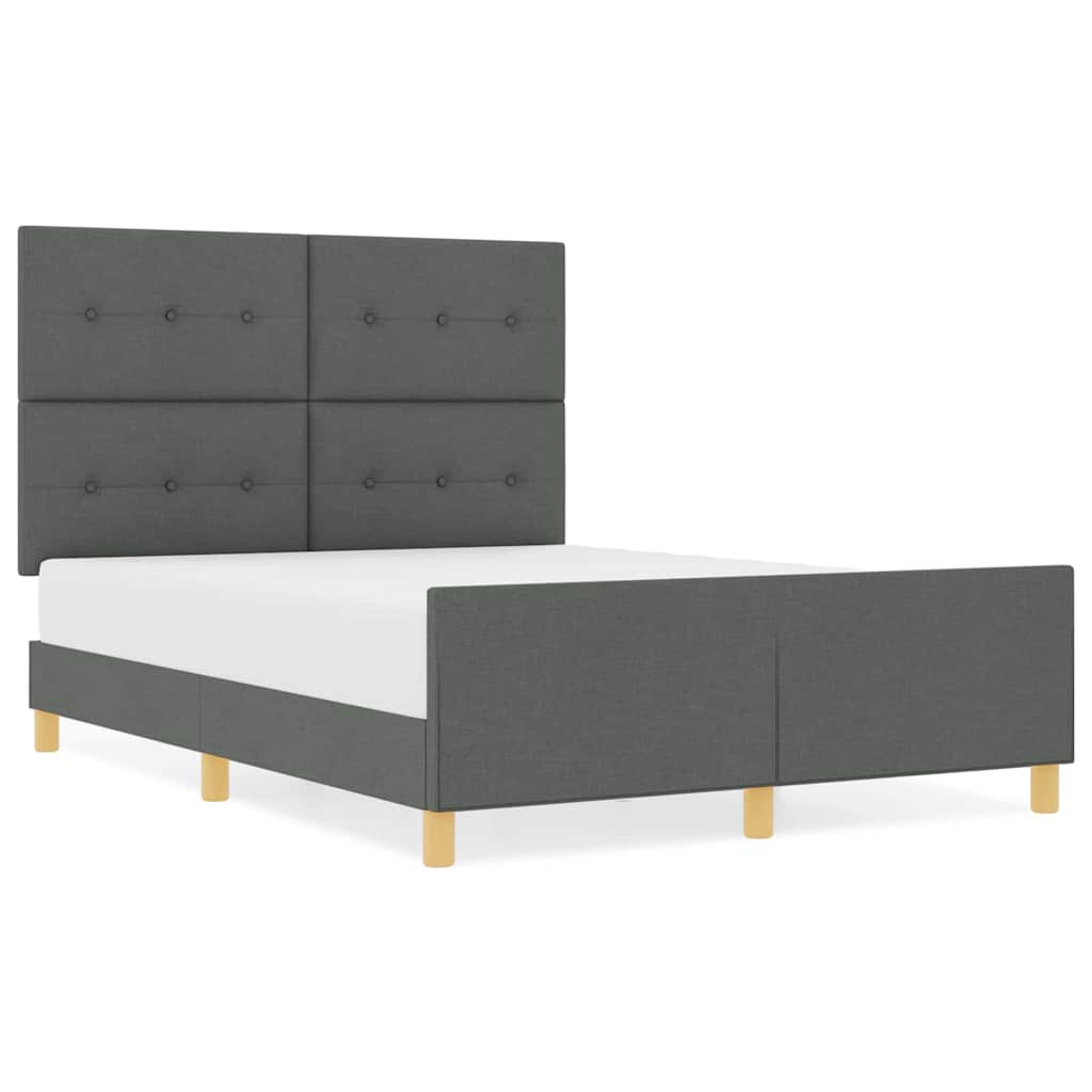 8721288341518_wbg-wa_en_hd_1 vidaXL Bed Frame Grey 135 x 190 cm Fabric - Image 4