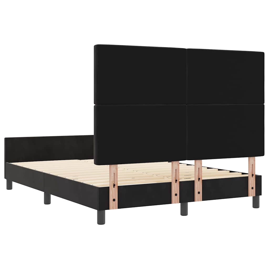 8721288341549_wbg-ba_en_hd_4 vidaXL Bed Frame Black 150 x 200 cm Velvet - Image 10