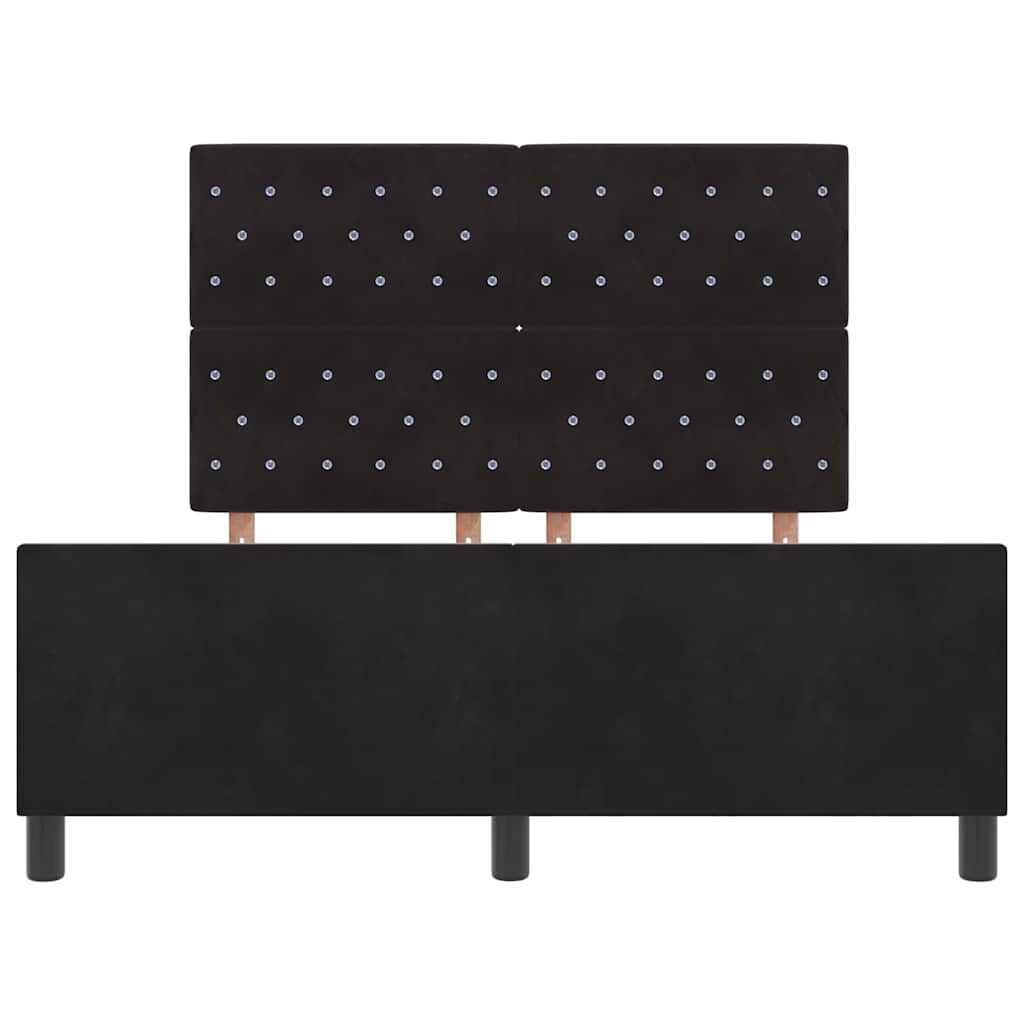 8721288341549_wbg-fr_en_hd_5 vidaXL Bed Frame Black 150 x 200 cm Velvet - Image 8