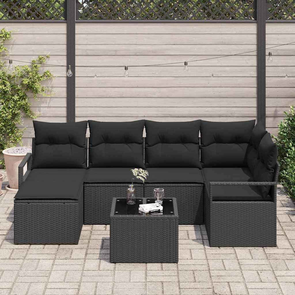 8721288354037_mo-im_en_hd_2 vidaXL Garden Sofa Set 7 pcs Black Poly Rattan and Powder-Coated Steel - Image 3