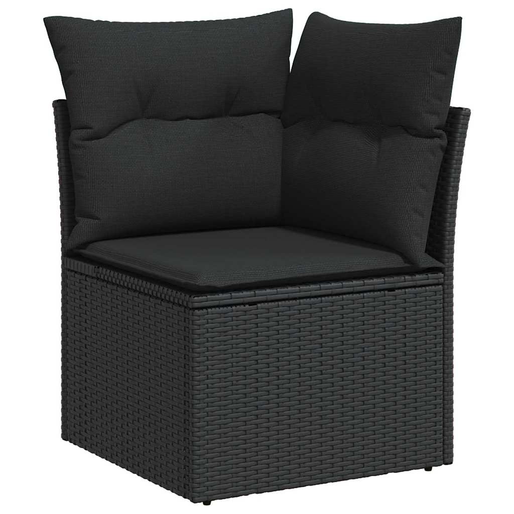 8721288354532_wbg-an_en_hd_3 vidaXL Garden Sofa Set 9 pcs Black Poly Rattan and Powder-Coated Steel - Image 6