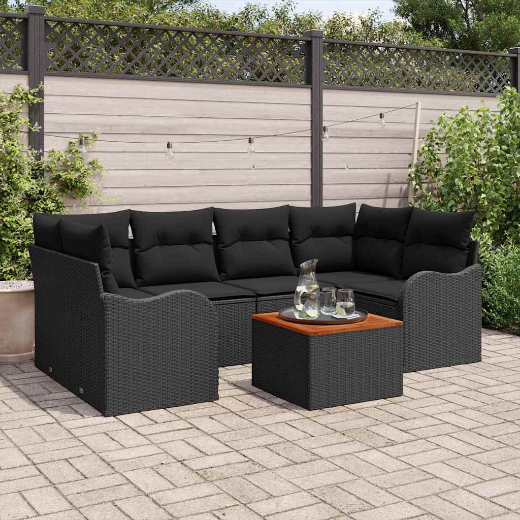8721288363480_mo-im_en_hd_2 vidaXL Garden Sofa Set 7 pcs Black - Image 3
