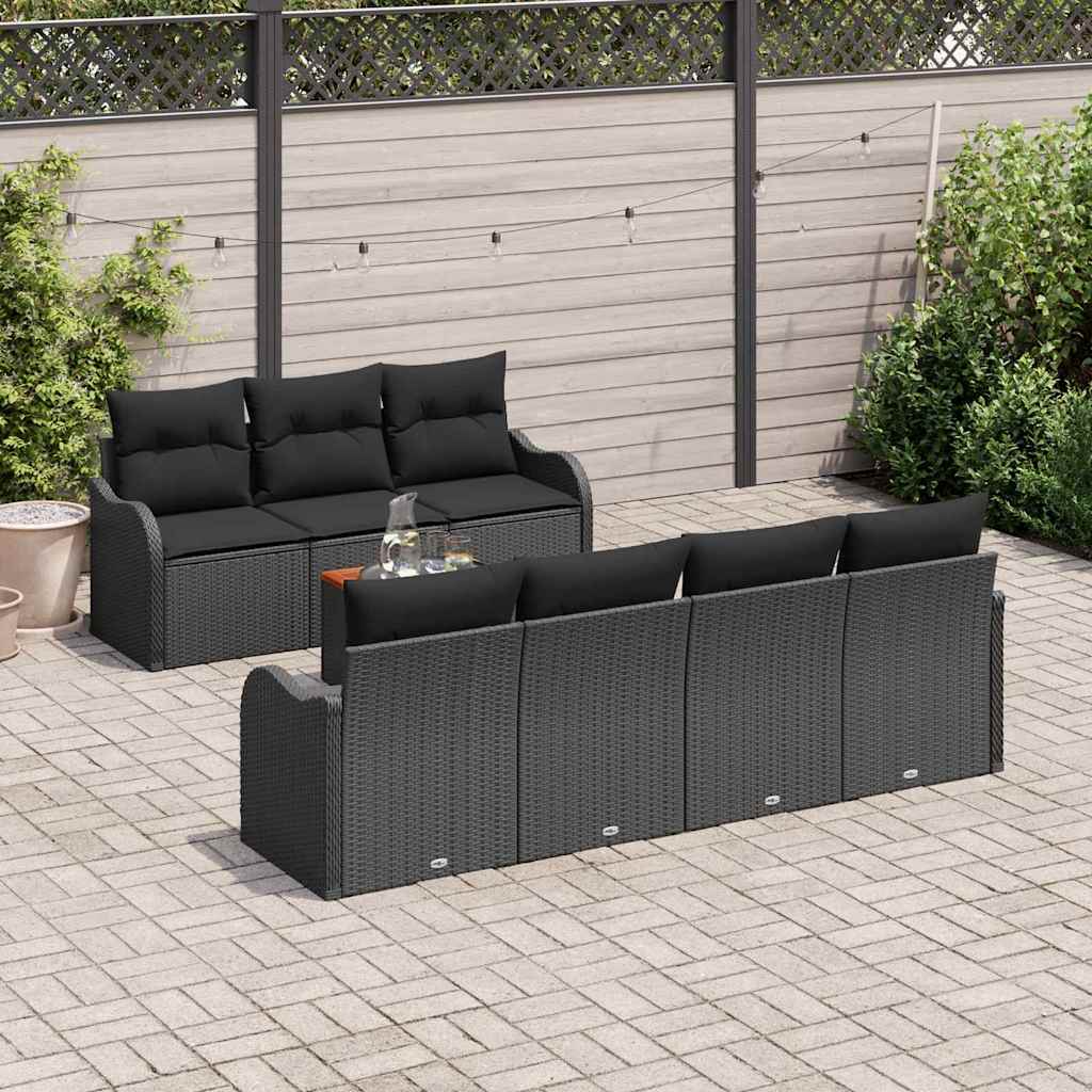 8721288363558_mo-im_en_hd_2 vidaXL Garden Sofa Set 8 pcs Black - Image 3