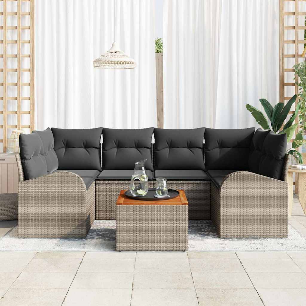 8721288364715_mo-im_en_hd_2 vidaXL Garden Sofa Set 7 pcs Grey - Image 3
