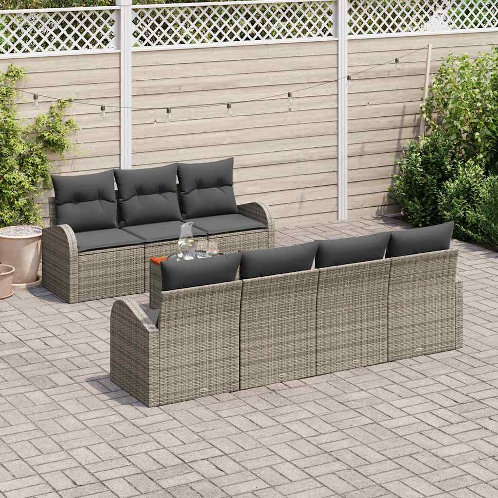 8721288364784_mo-im_en_hd_2 vidaXL Garden Sofa Set 8 pcs Grey - Image 3