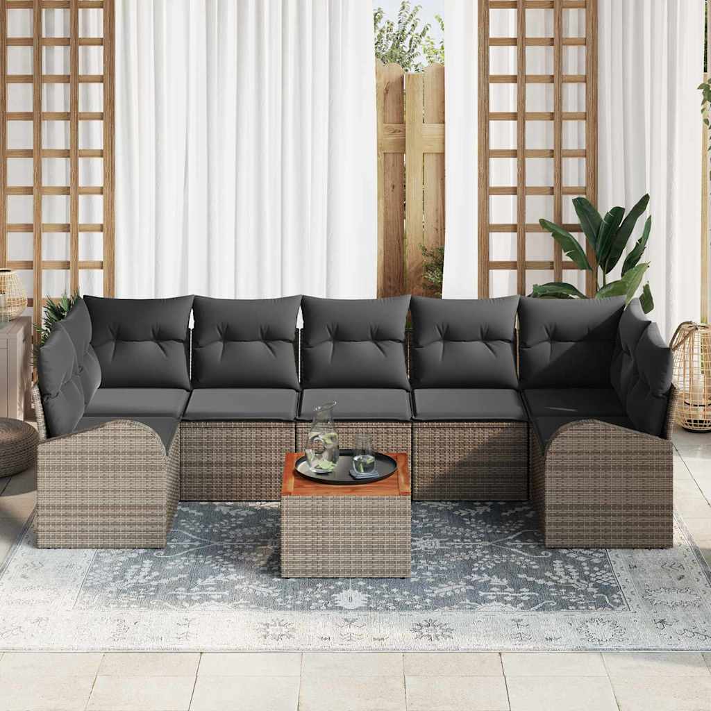 8721288364852_mo-im_en_hd_2 vidaXL Garden Sofa Set 8 pcs Grey - Image 3