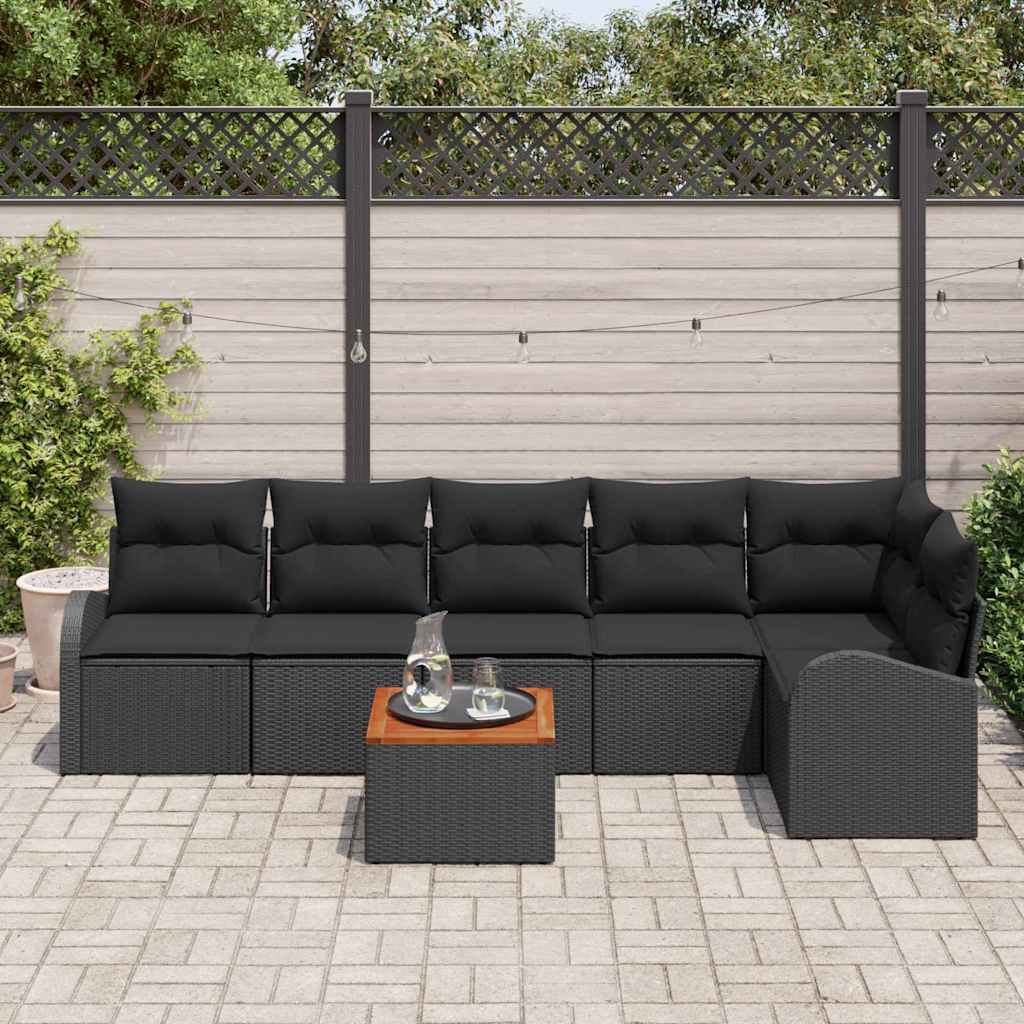 8721288365309_mo-im_en_hd_2 vidaXL Garden Sofa Set 7 pcs Black - Image 3