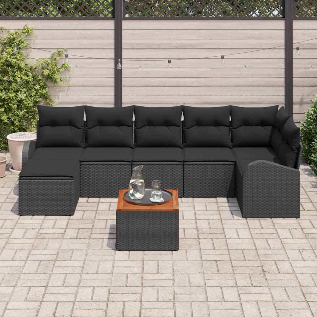 8721288365514_mo-im_en_hd_2 vidaXL Garden Sofa Set 8 pcs Black - Image 3