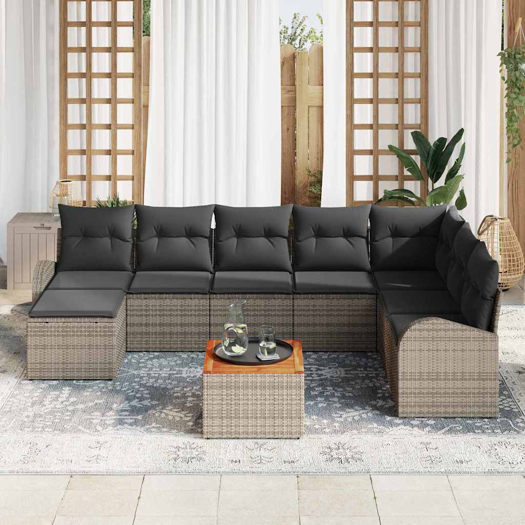 8721288365552_mo-im_en_hd_2 vidaXL Garden Sofa Set 9 pcs Grey - Image 3