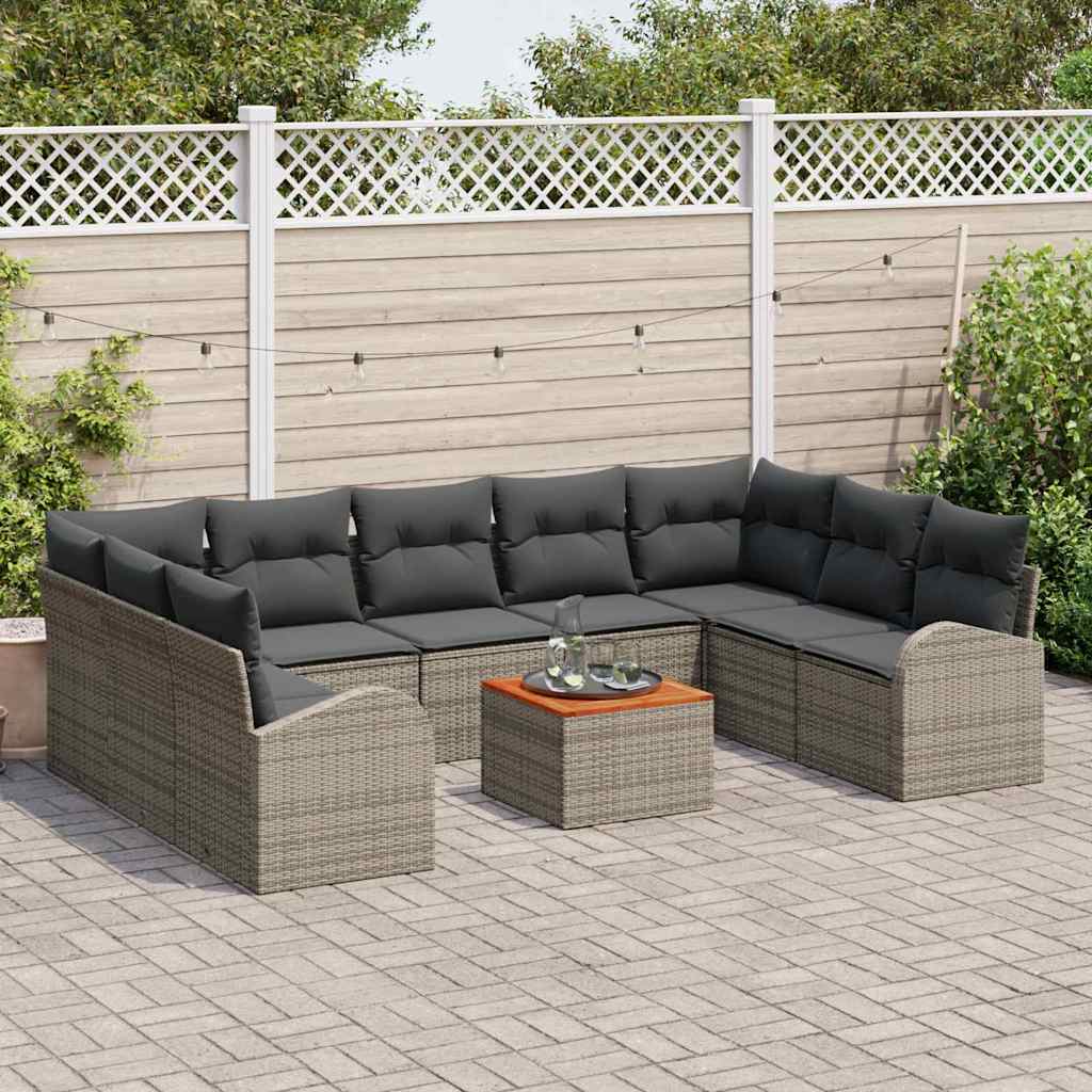 8721288365620_mo-im_en_hd_2 vidaXL Garden Sofa Set 10 pcs Grey - Image 3