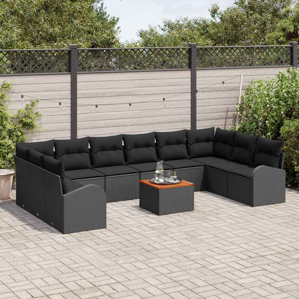 8721288365729_mo-im_en_hd_2 vidaXL Garden Sofa Set 11 pcs Black - Image 3
