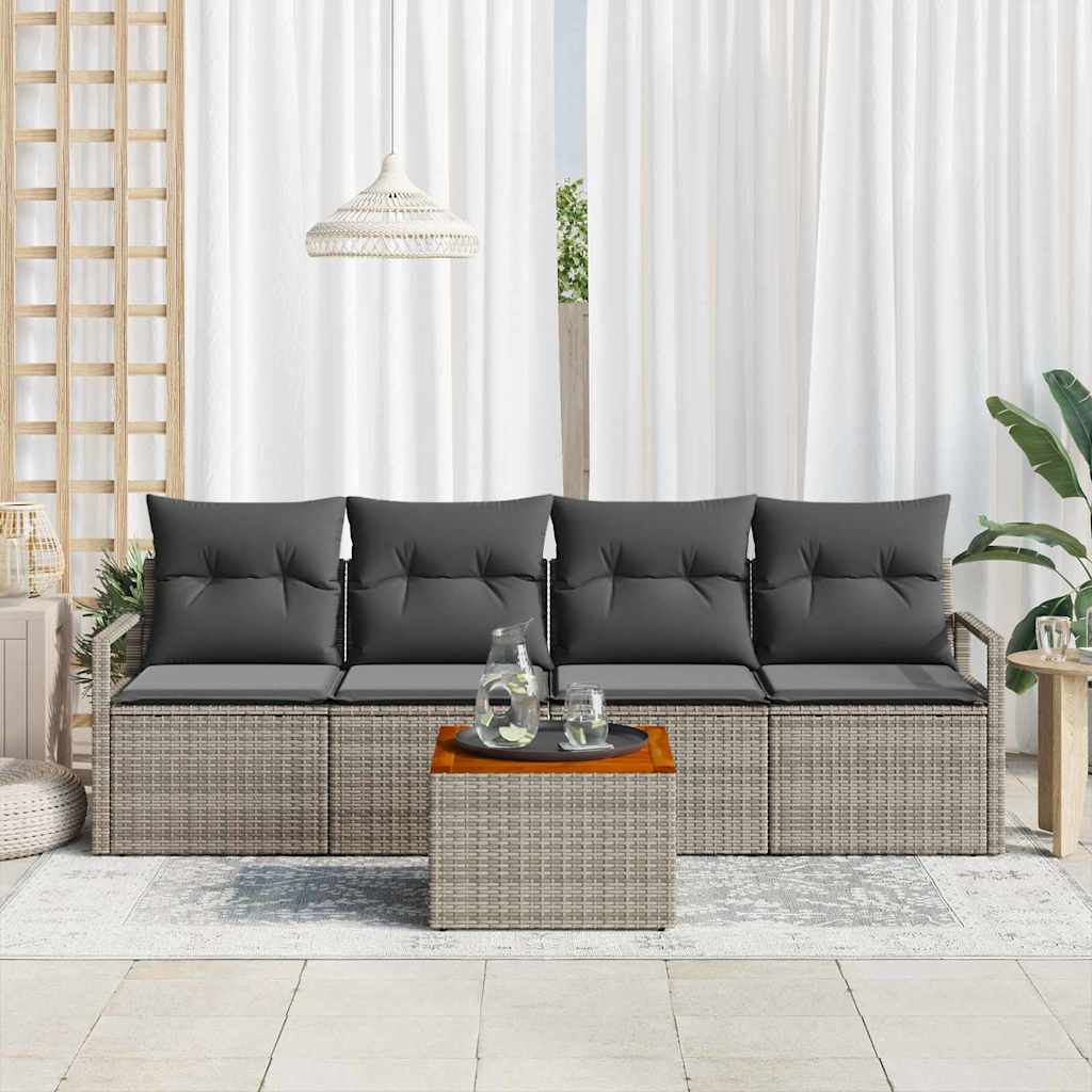 8721288365767_mo-im_en_hd_2 vidaXL Garden Sofa Set 5 pcs Grey - Image 3
