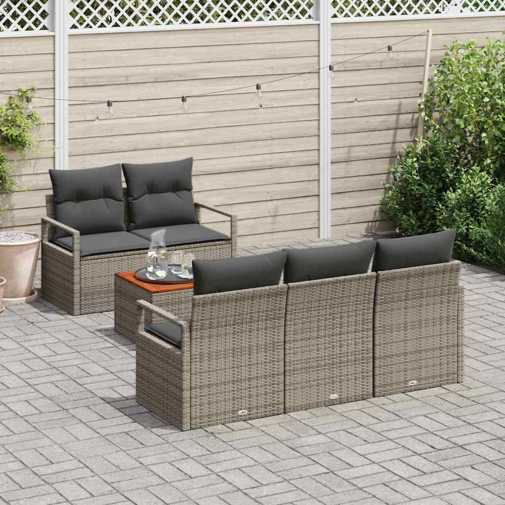 8721288365835_mo-im_en_hd_2 vidaXL Garden Sofa Set 6 pcs Grey - Image 3