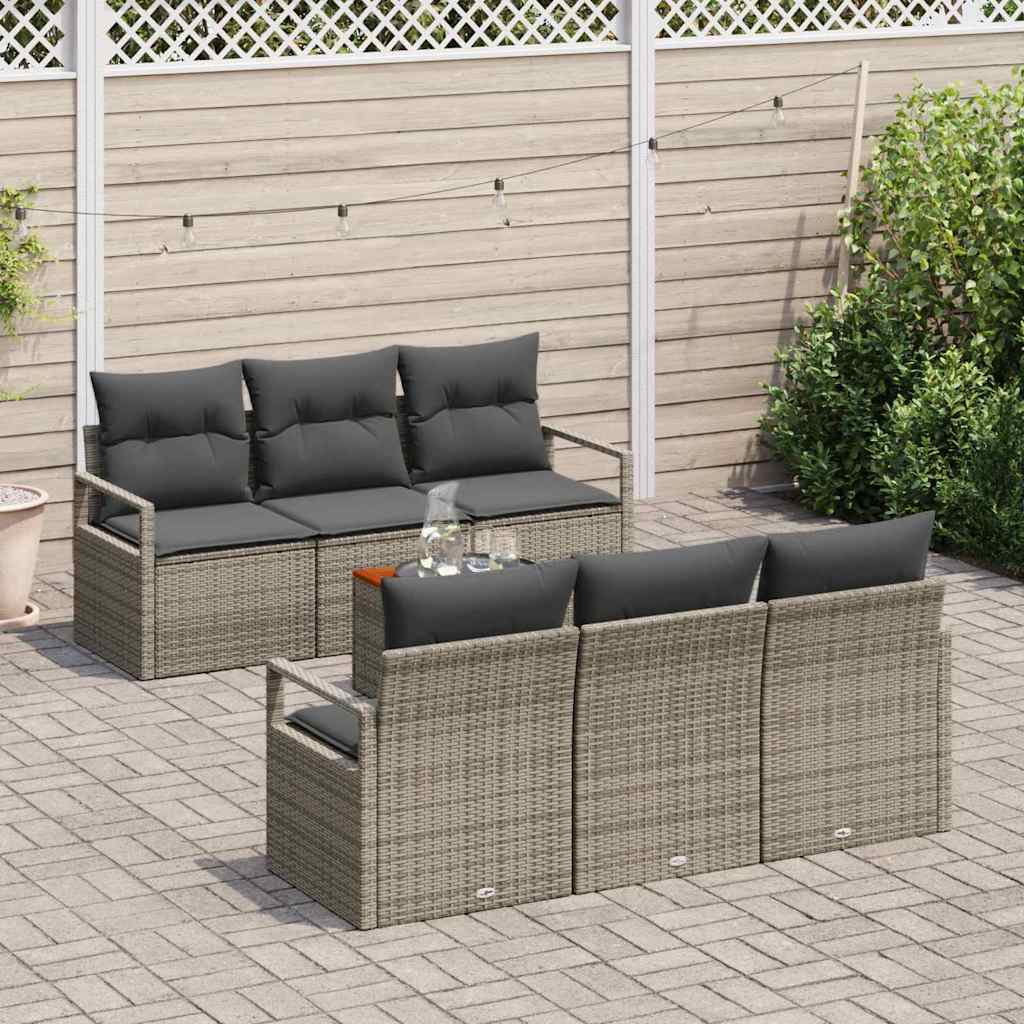 8721288365903_mo-im_en_hd_2 vidaXL Garden Sofa Set 7 pcs Grey - Image 3