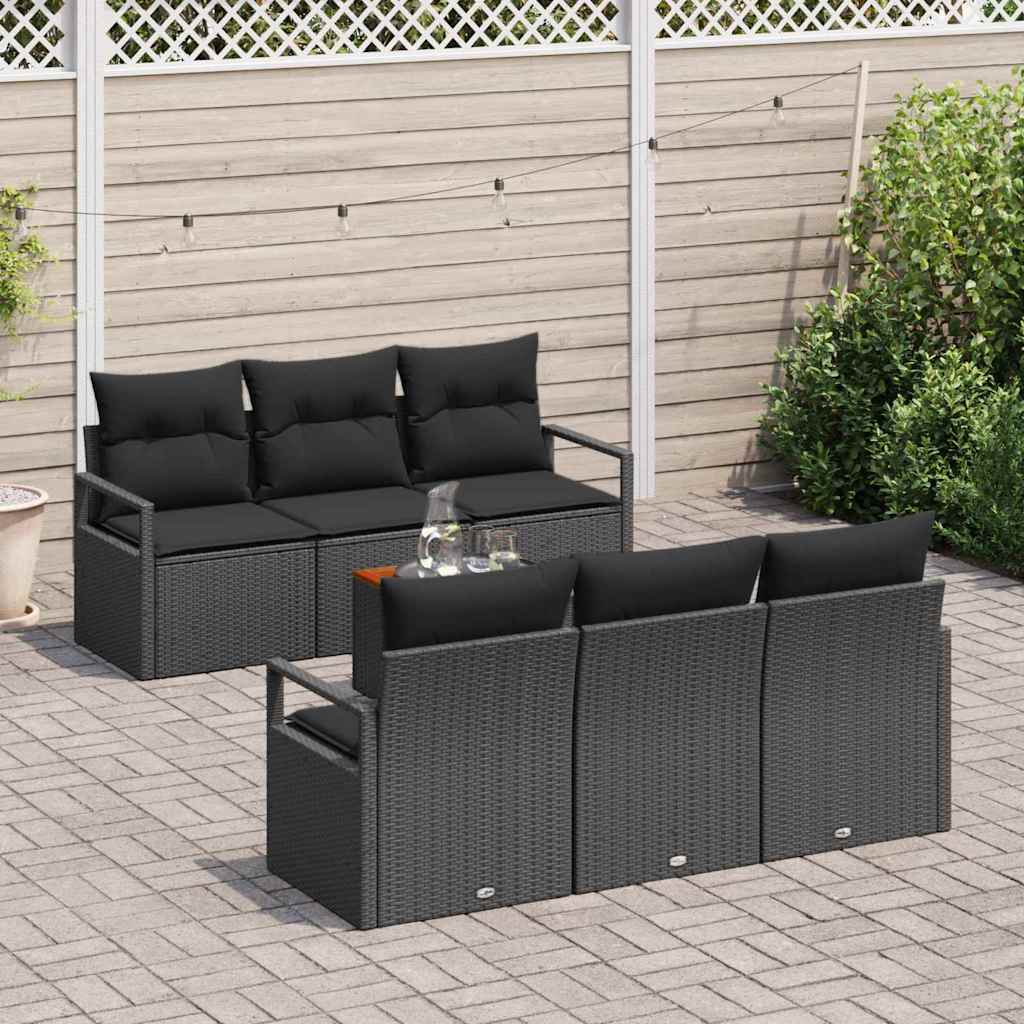 8721288365934_mo-im_en_hd_2 vidaXL Garden Sofa Set 7 pcs Black - Image 3