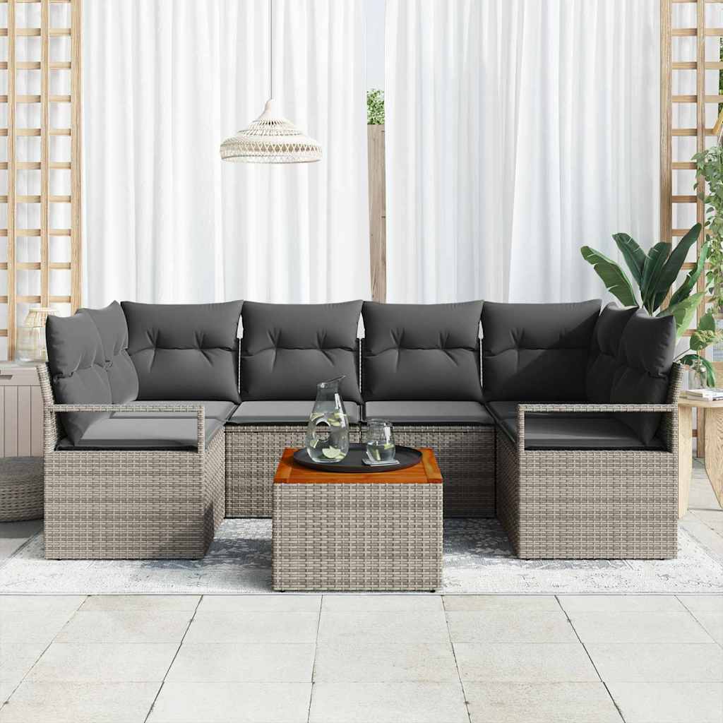 8721288365972_mo-im_en_hd_2 vidaXL Garden Sofa Set 7 pcs Grey - Image 3