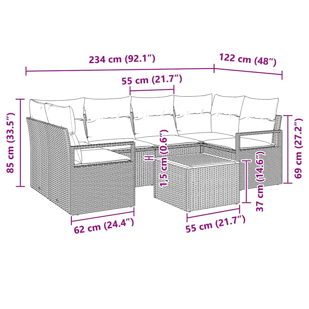 8721288366009_wbg-siz_en_hd_1 vidaXL Garden Sofa Set 7 pcs Black - Image 13