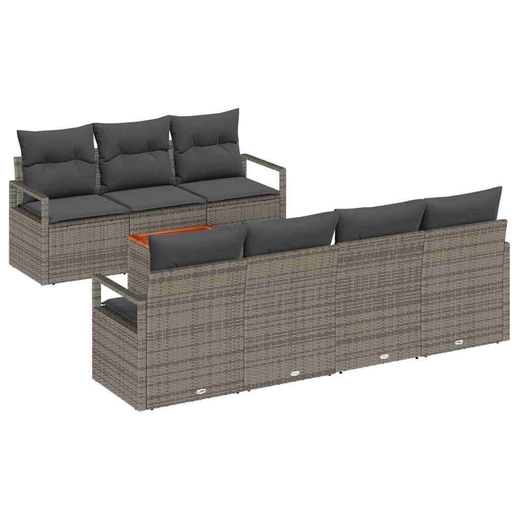 8721288366047_wbg-an-m_en_hd_4 vidaXL Garden Sofa Set 8 pcs Grey - Image 2