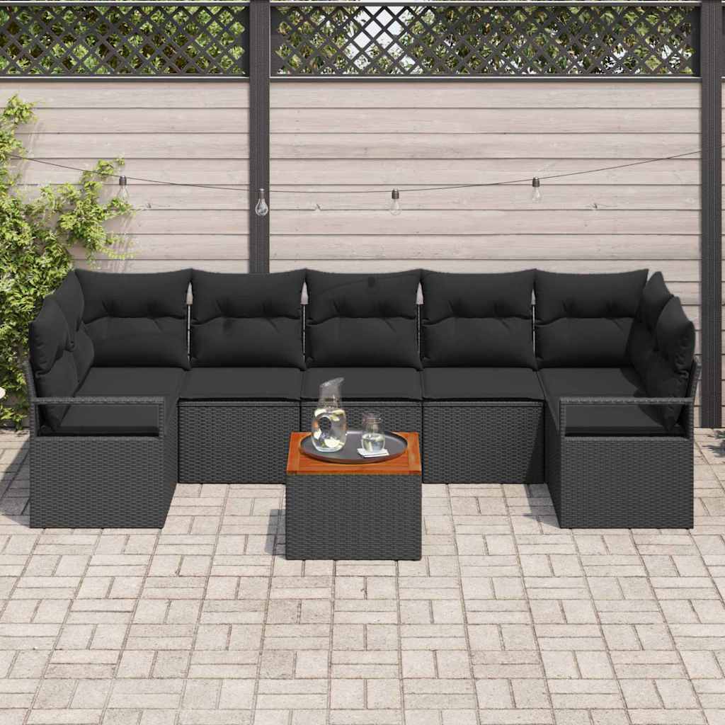 8721288366146_mo-im_en_hd_2 vidaXL Garden Sofa Set 8 pcs Black - Image 3
