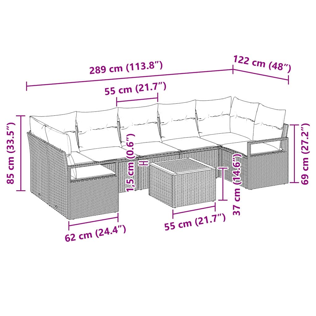 8721288366146_wbg-siz_en_hd_1 vidaXL Garden Sofa Set 8 pcs Black - Image 13