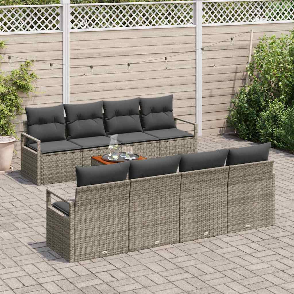 8721288366184_mo-im_en_hd_2 vidaXL Garden Sofa Set 9 pcs Grey - Image 3