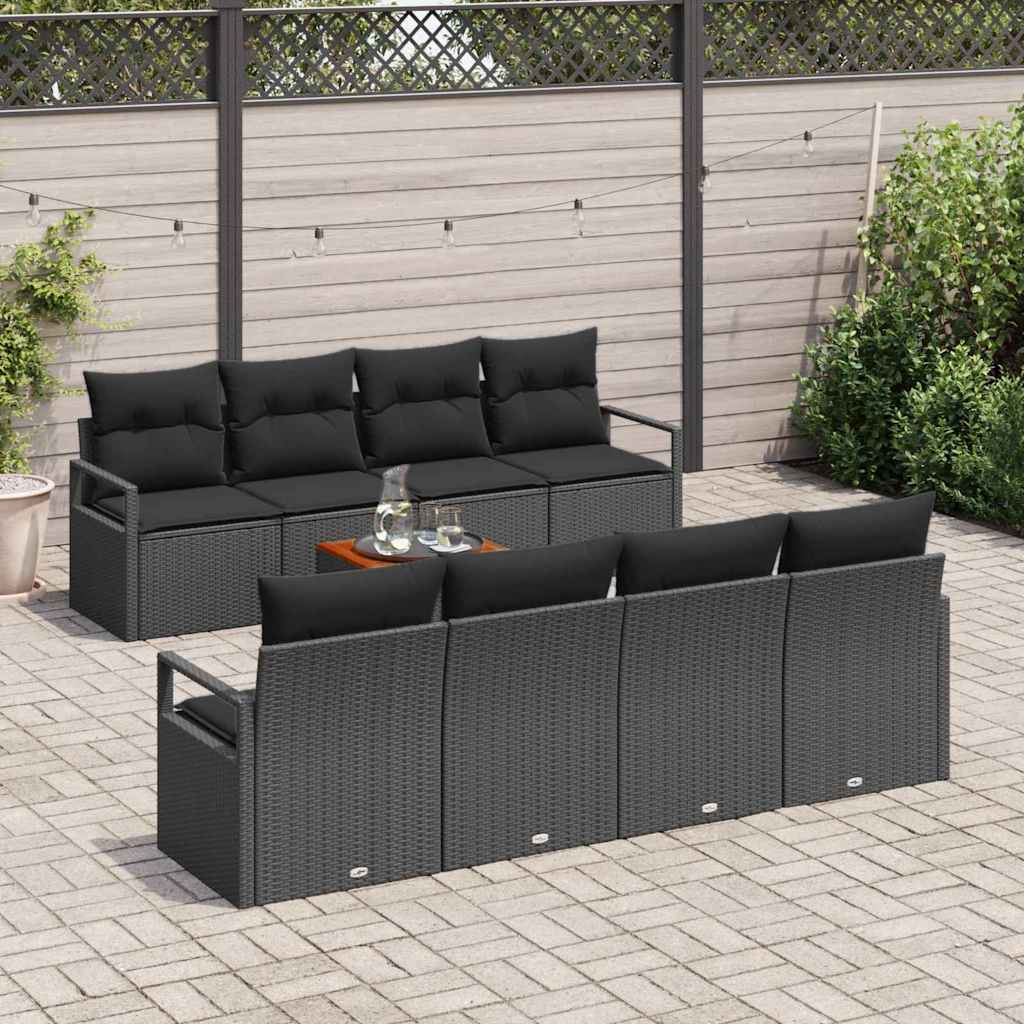 8721288366214_mo-im_en_hd_2 vidaXL Garden Sofa Set 9 pcs Black - Image 3