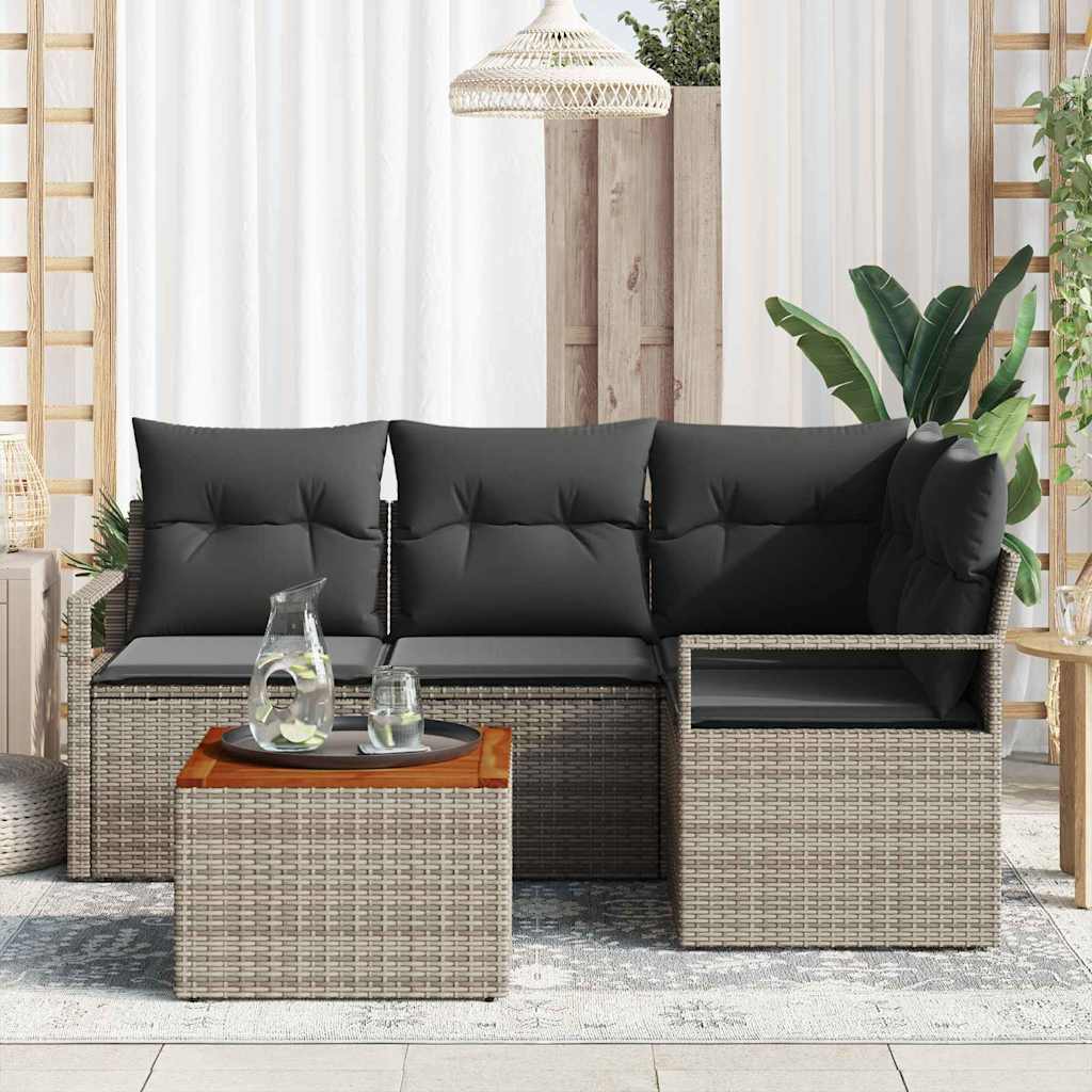 8721288366399_mo-im_en_hd_2 vidaXL Garden Sofa Set 5 pcs Grey - Image 3