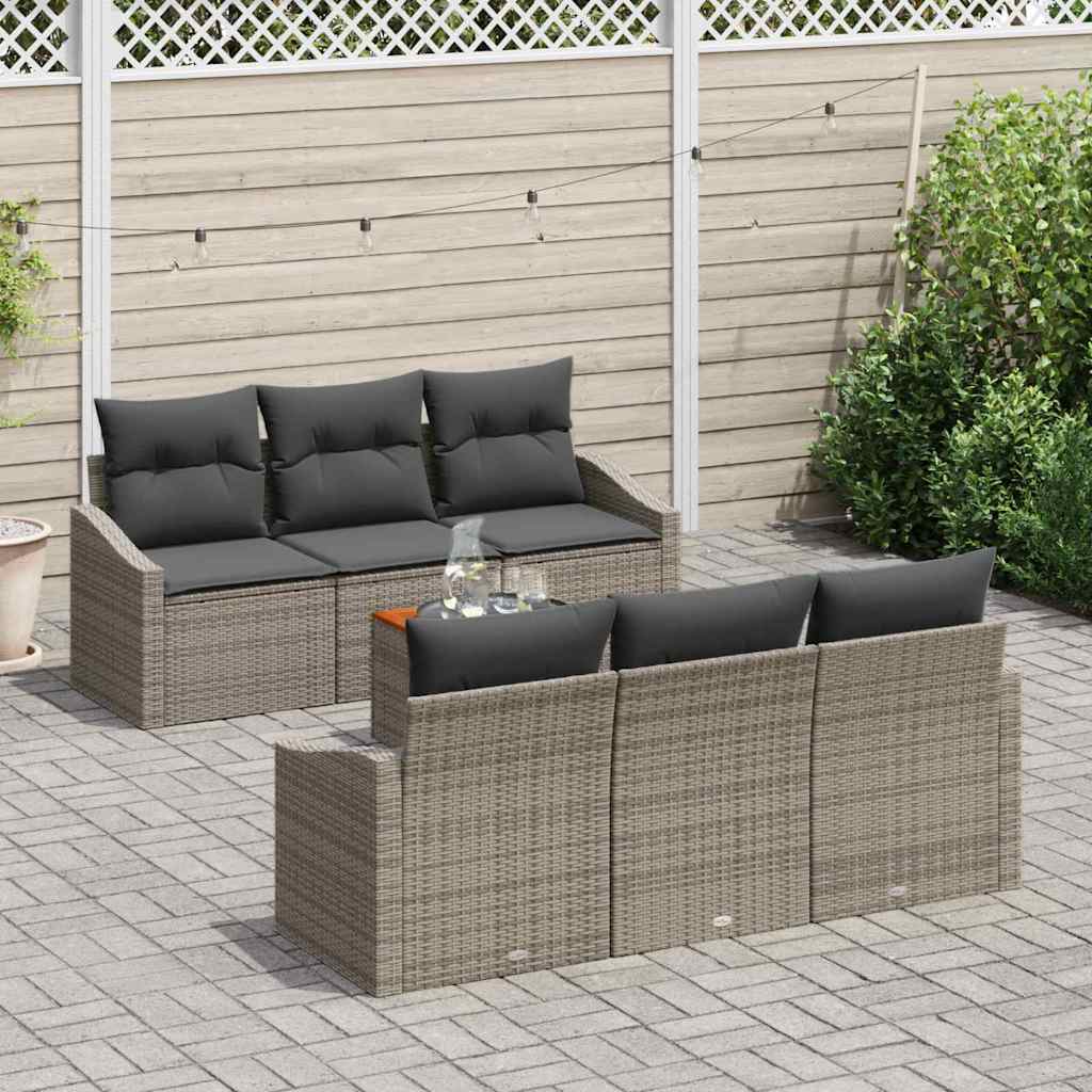 8721288367167_mo-im_en_hd_2 vidaXL Garden Sofa Set 7 pcs Grey - Image 3