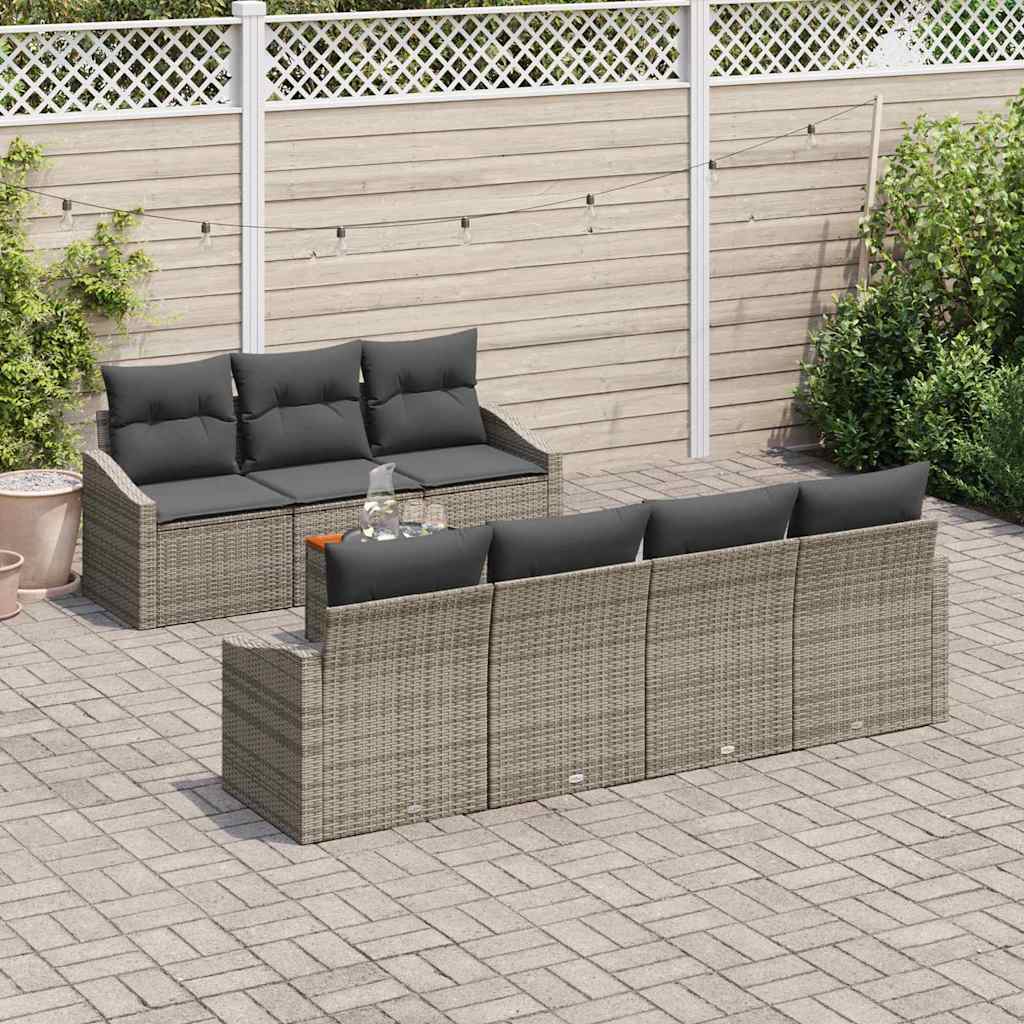 8721288367303_mo-im_en_hd_2 vidaXL Garden Sofa Set 8 pcs Grey - Image 3