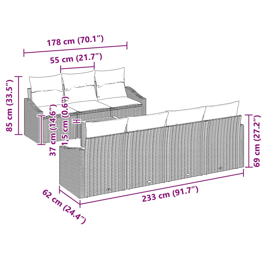 8721288367303_wbg-siz_en_hd_1 vidaXL Garden Sofa Set 8 pcs Grey - Image 11