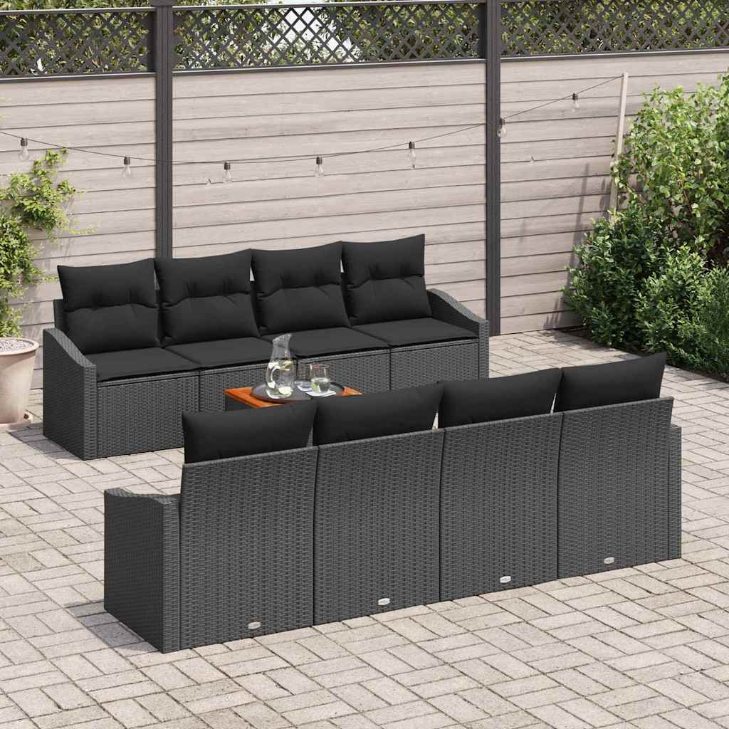 8721288367471_mo-im_en_hd_2 vidaXL Garden Sofa Set 7 pcs Black - Image 3