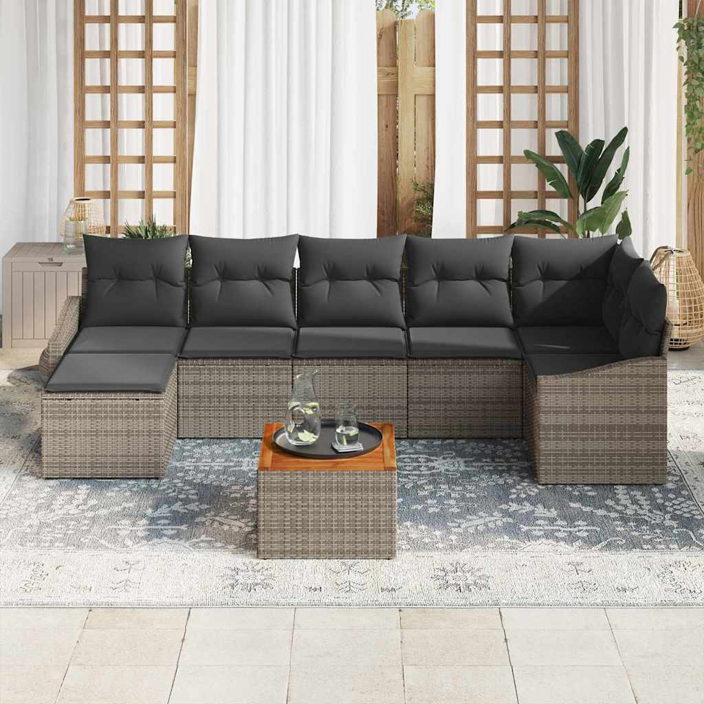 8721288368003_mo-im_en_hd_2 vidaXL Garden Sofa Set 8 pcs Grey - Image 3